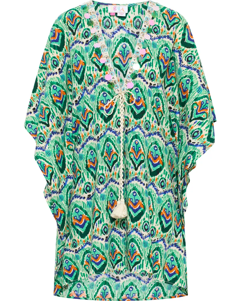 IZIA Kimono Damen Grün Mehrfarbig Mehrfarbig