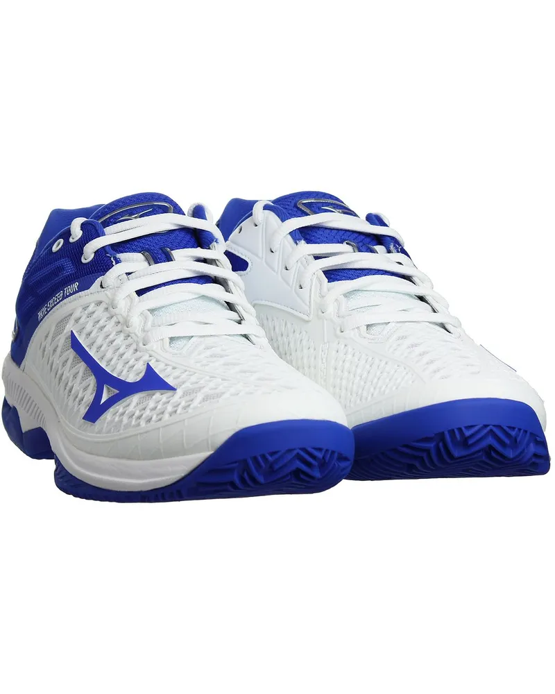 Mizuno Wave Exceed Tour 4 CC Damen Weiß Tennisschuhe Weiß