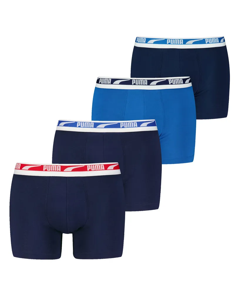 Puma Everyday Multi Logo Boxershorts Blau