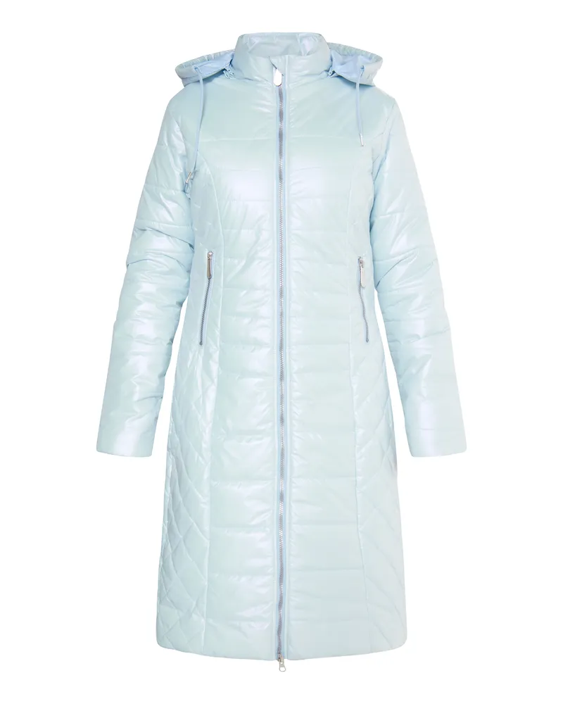 FAINA Leichter Steppmantel Damen hellblau Hellblau