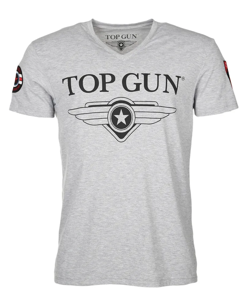 Top Gun T-Shirt Stormy TG20191005 Grau