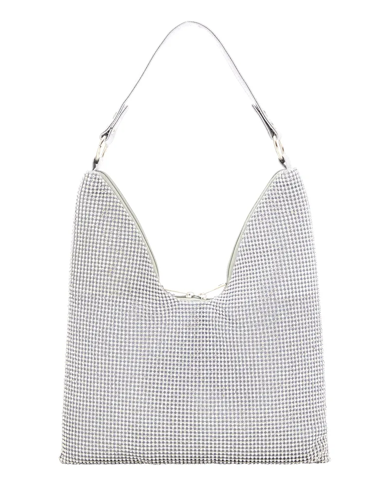 FAINA Handtasche Damen Silber Silber