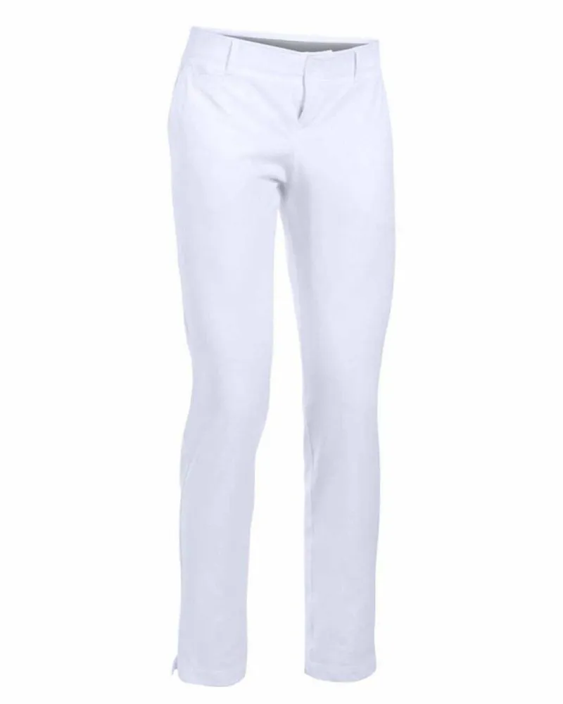 Under Armour Verbindungen Womens White Golf Hosen Weiß