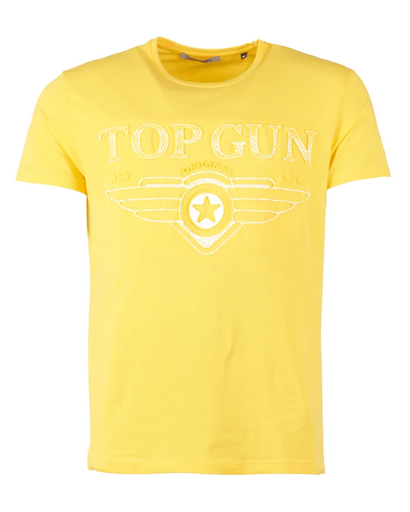 Top Gun T-Shirt Bling TG20193018 Gelb