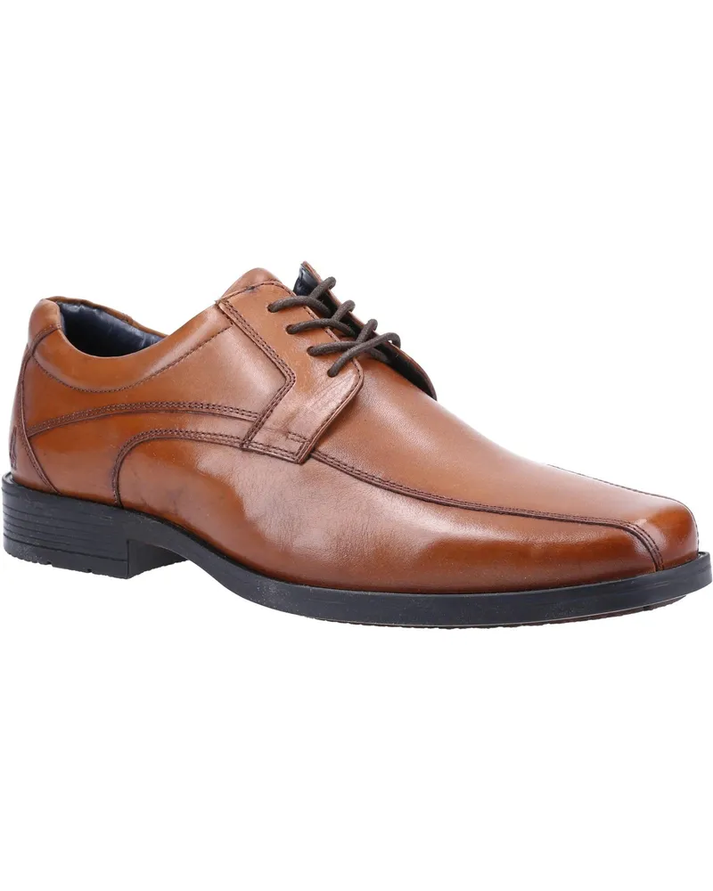 Hush Puppies Herren Brandon Lederschuhe (Tan Cognac