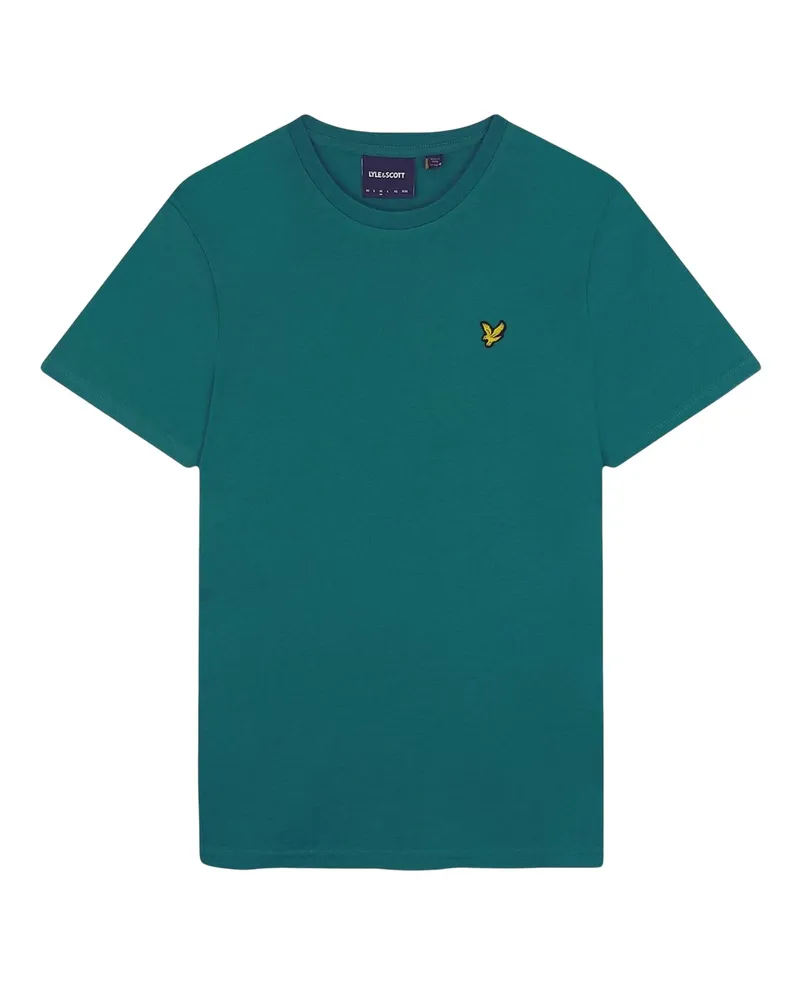 Lyle & Scott T-Shirt Rundhalsausschnitt Unifarben für Herren (Grün Grün