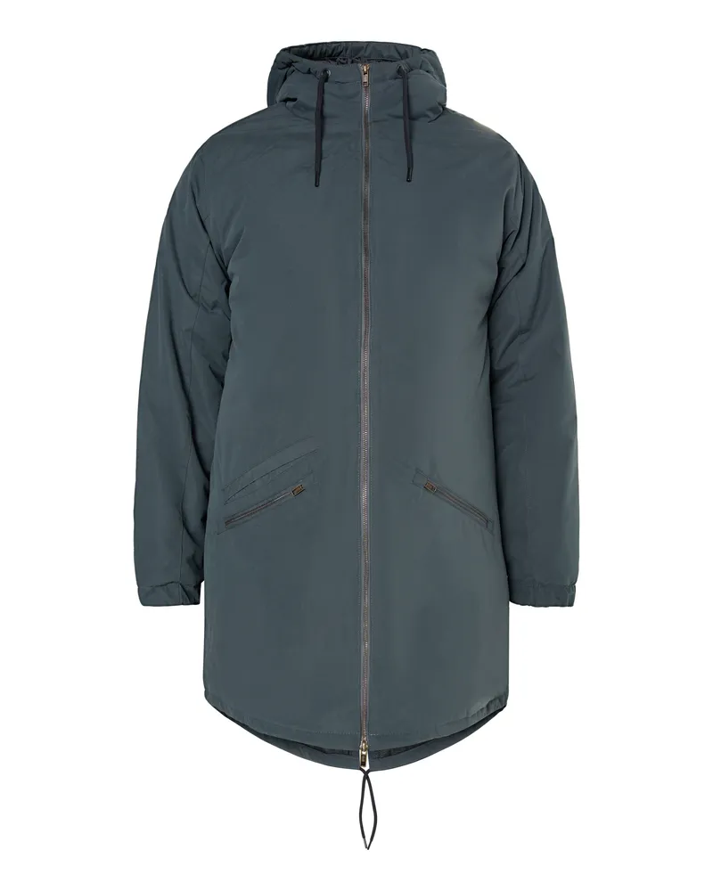 My Mo Wattierter Parka Herren Holzkohle Dunkelgrau