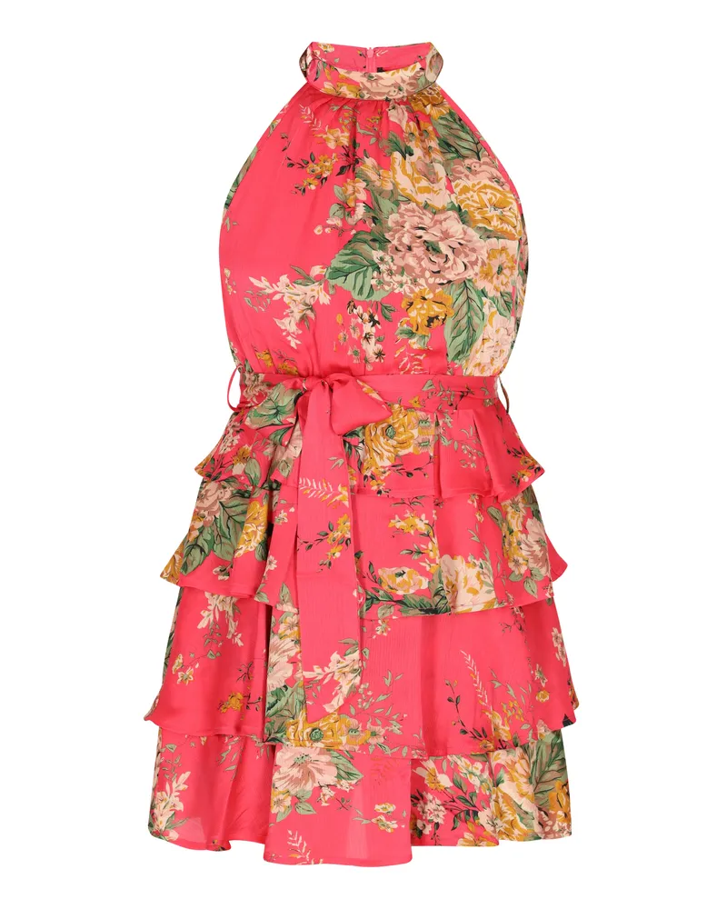 FAINA Kleid Frauen rosa mehrfarbig Rosé