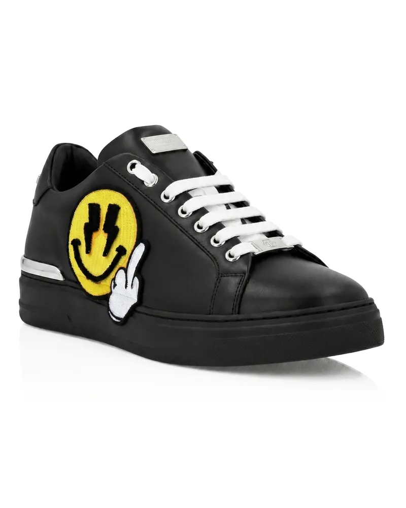Philipp Plein Low-Top-Sneaker Smile Schwarz