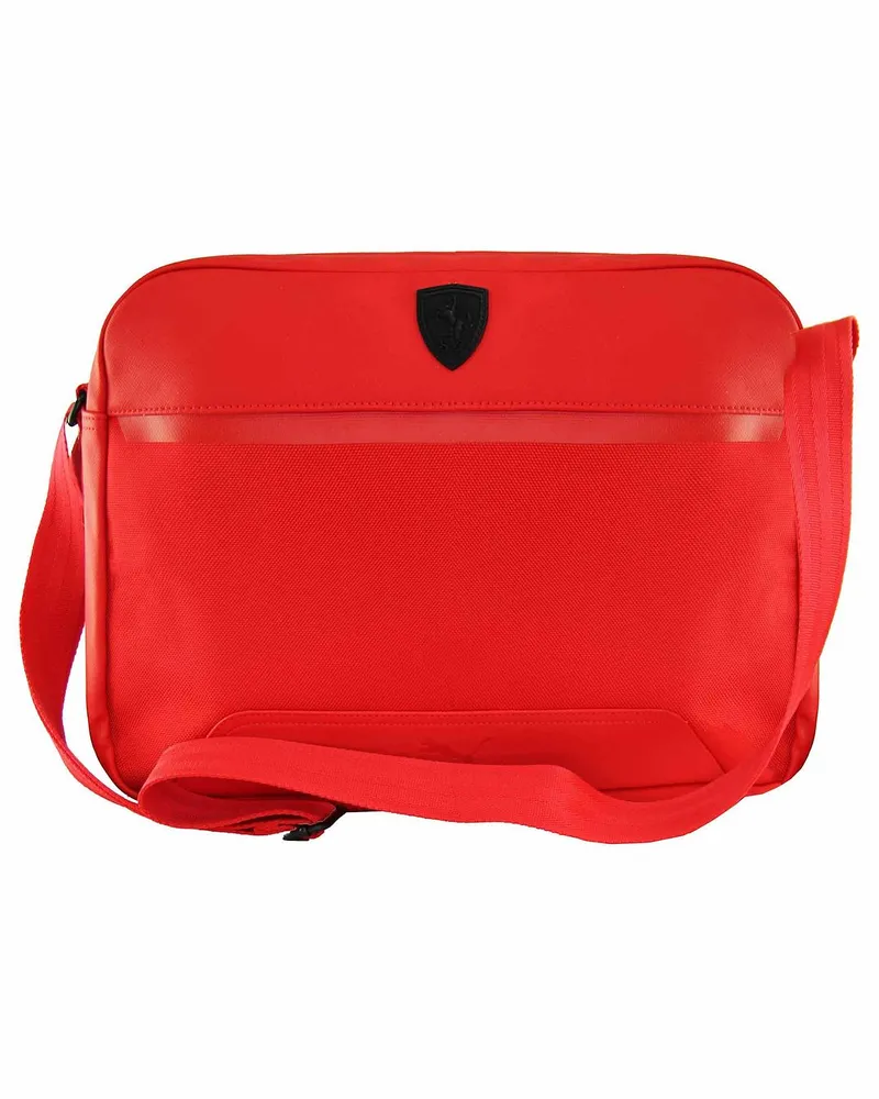 Puma Scuderia Ferrari Verstellbare Reportertasche für Damen in Rot Rot