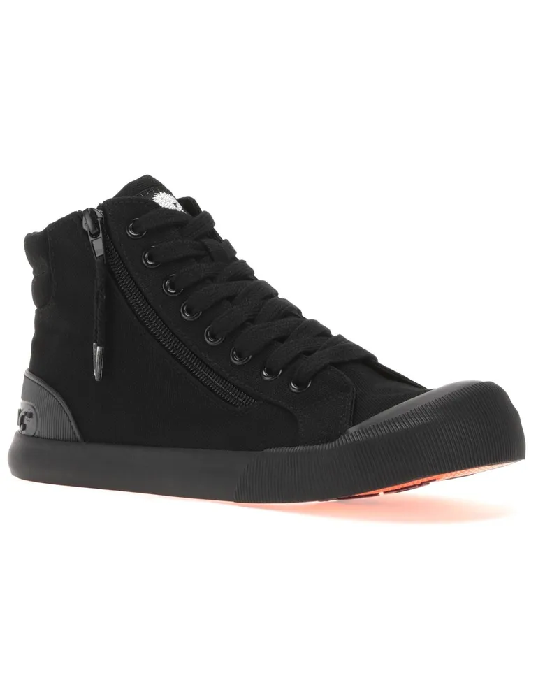 Rocket Dog Damen Schuhe "Jazzin Hi 12A", Segeltuch (Schwarz Schwarz