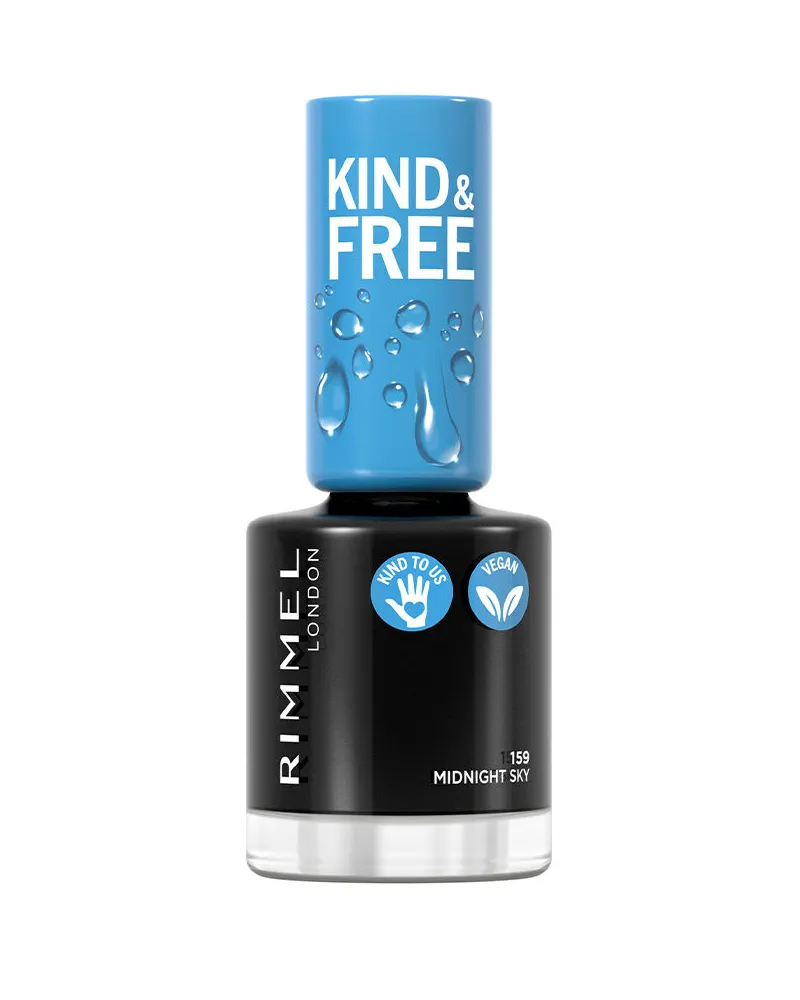 Rimmel London Kind & Free Nail Polish #159-midnight Sky 8 ml 