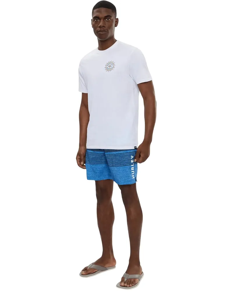 Hurley Volley" Badeshorts für Herren (Blau Mittelblau