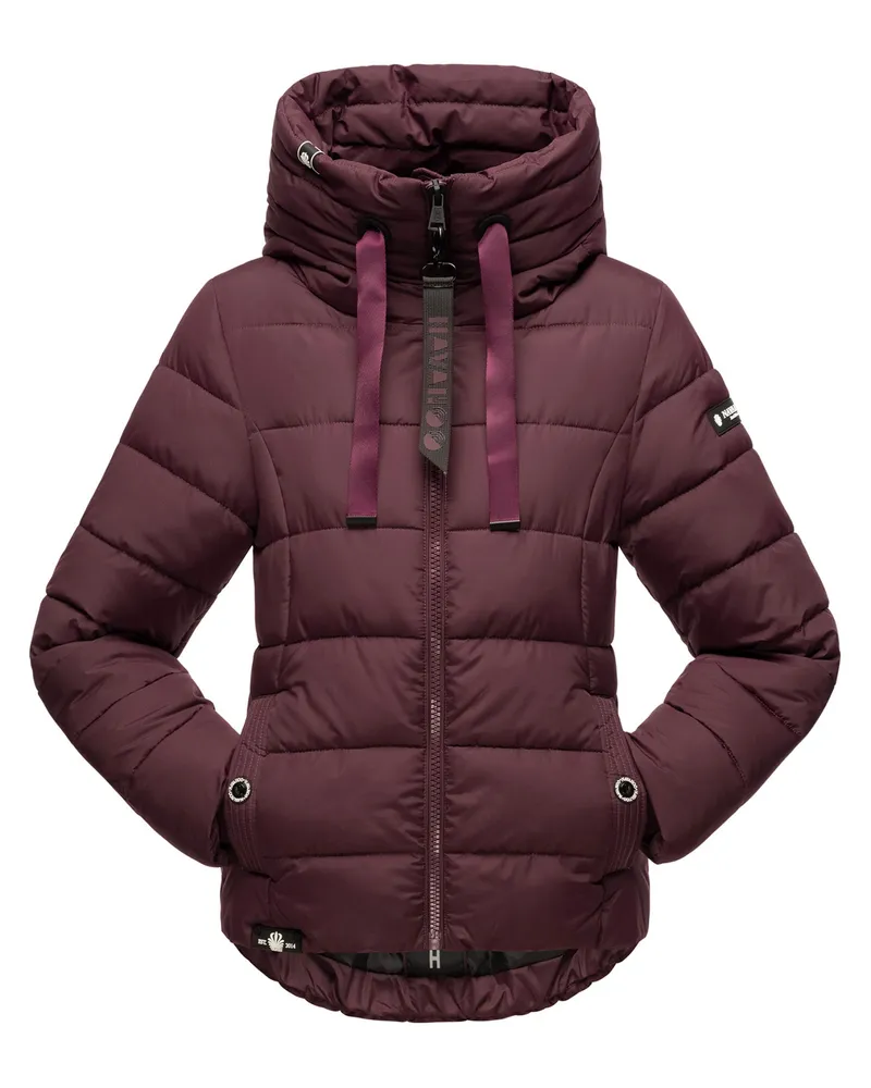 NAVAHOO Amayaa Damen-Steppjacke – elegant und leicht gefüttert - Rot Rot