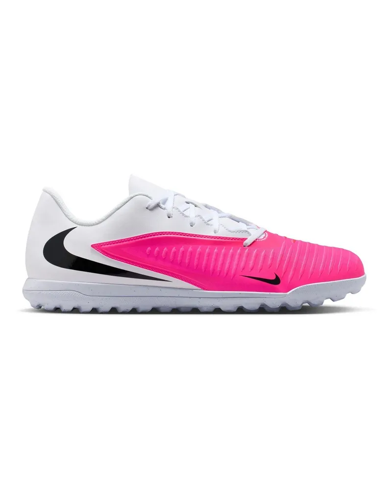 Nike Phantom 6" Fußball-Stiefel für Herren/Damen Unisex, Flach (Weiß/Pink Weiß