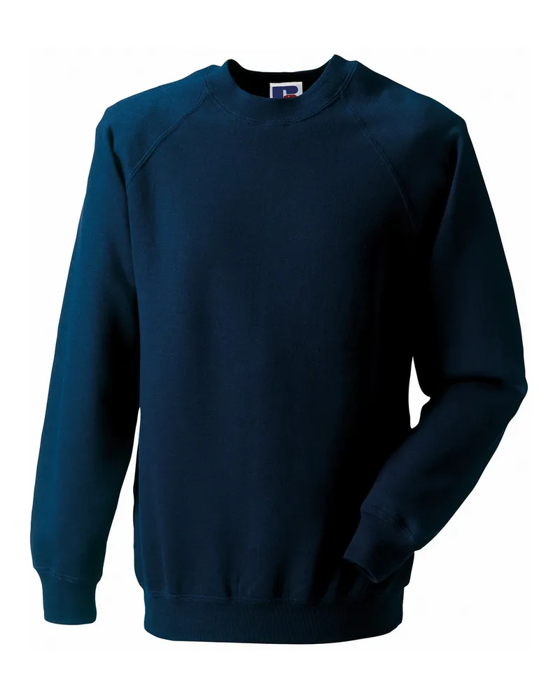Russell Athletic Russell - "Spotshield" Sweatshirt für Herren Raglanärmel (Dunkelblau Marineblau