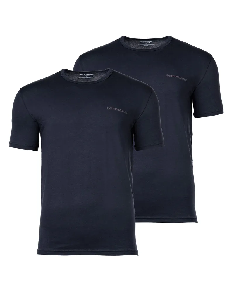 Emporio Armani Core Logoband T-Shirt Blau