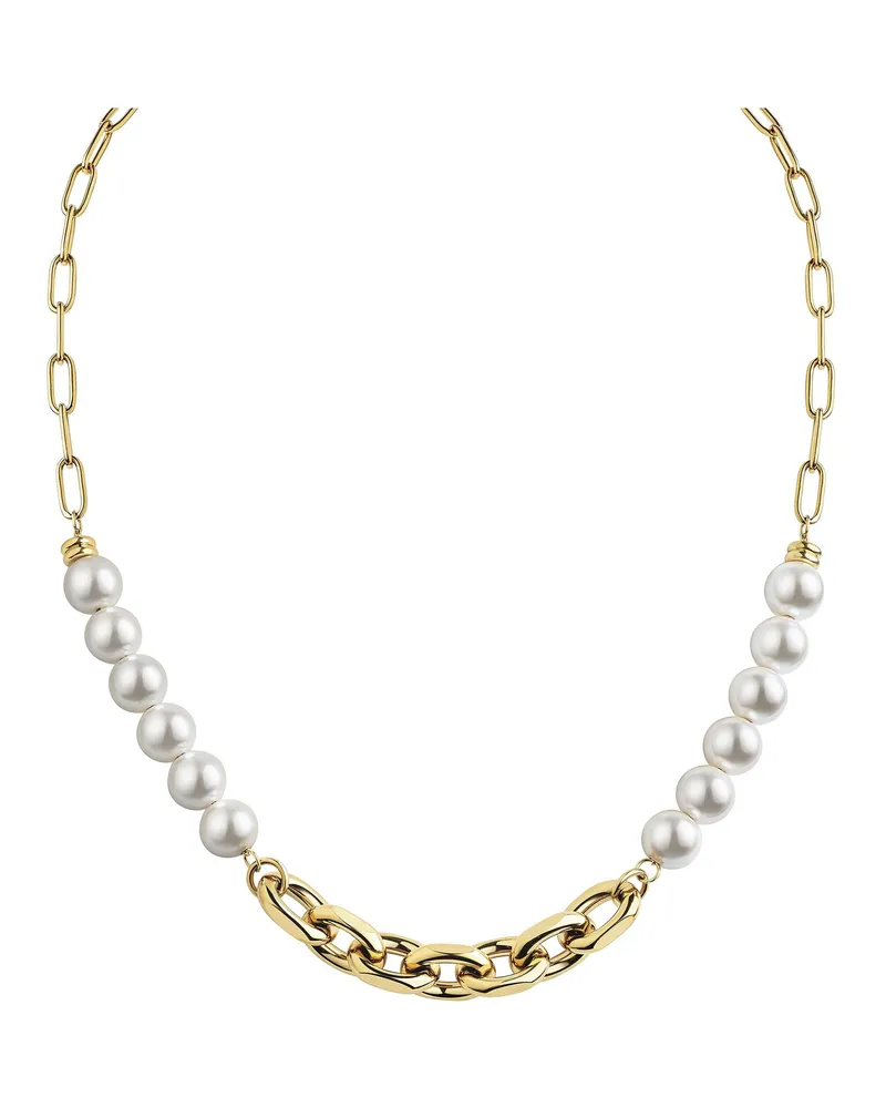 ZEEme Stainless-Steel-Collier, Edelstahl mit PVD-Beschichtung - Gold Gold