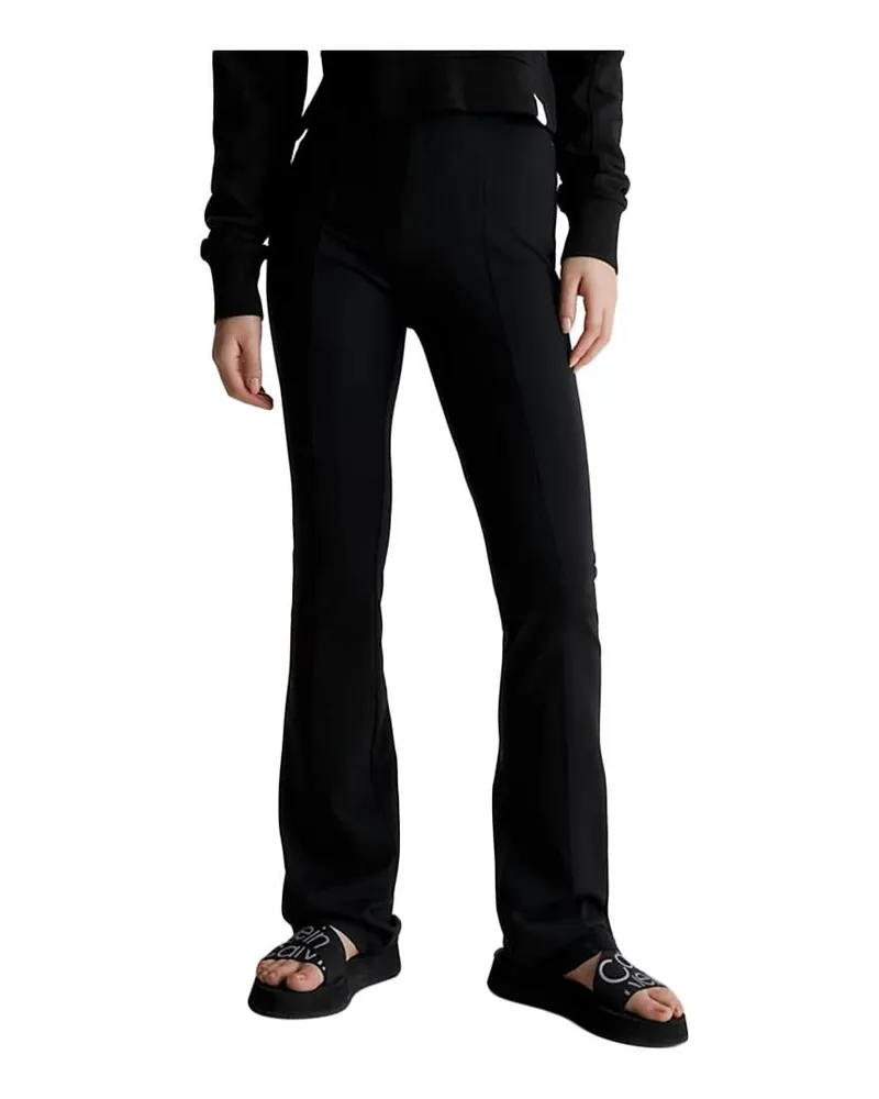 Calvin Klein Calvin Klein Damen Leggings Evase Jersey Milano Schwarz