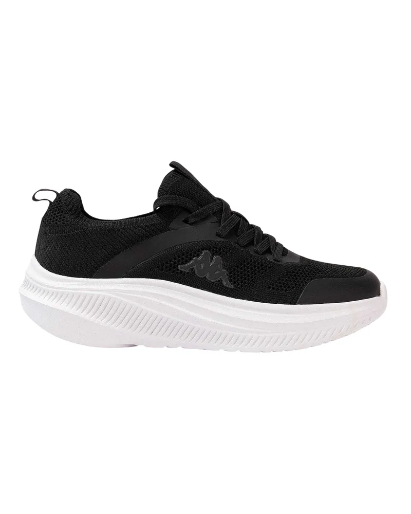Kappa Prati" Sneaker für Herren, Jerseyware, Plattform-Absatz (Schwarz/Weiß Schwarz