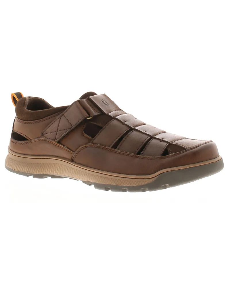 Hush Puppies Herren Sandalen Komfortable Rucker Leder braun Braun