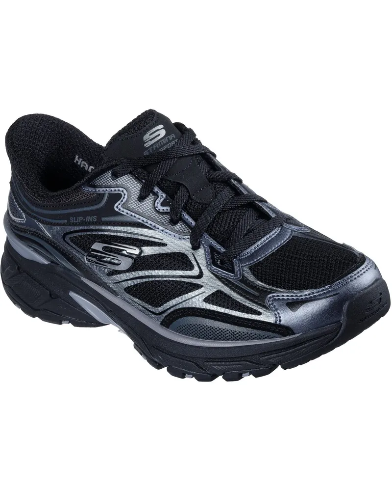 Skechers Stamina Sport Sneaker, Damen - Schwarz Schwarz