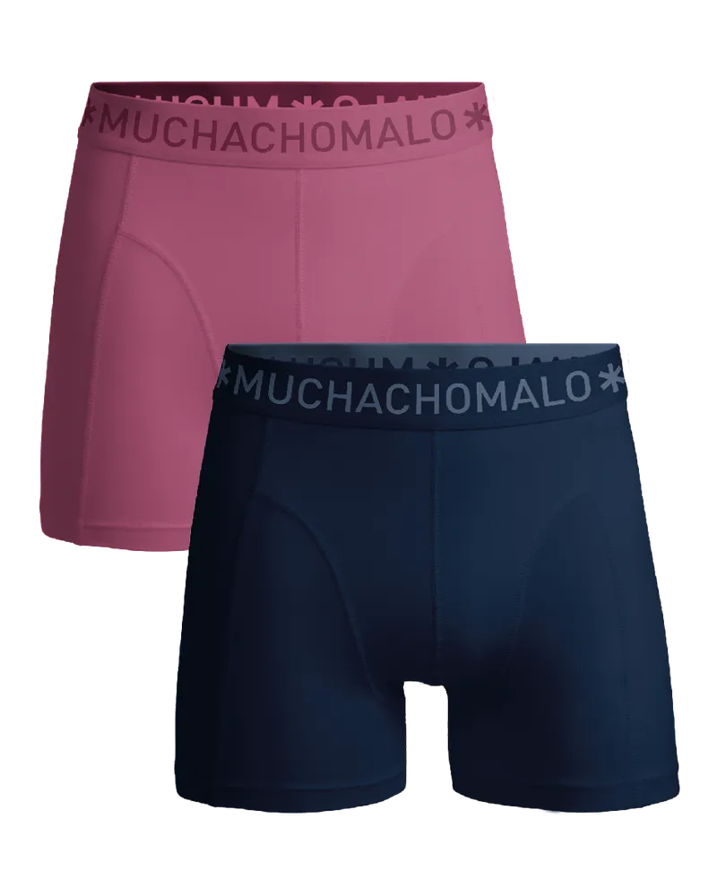 Muchachomalo Herren Boxershorts – 2er-Pack – Herren Unterhosen Mehrfarbig