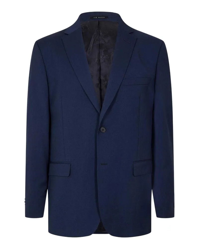 Ted Baker Premium" Anzugjacke für Herren, Twill, Regulär (Blau Blau