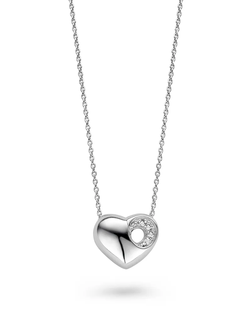 Orphelia Damen-Kette aus 925er Sterlingsilber mit Anhänger – Silber ZH-4667 Silber