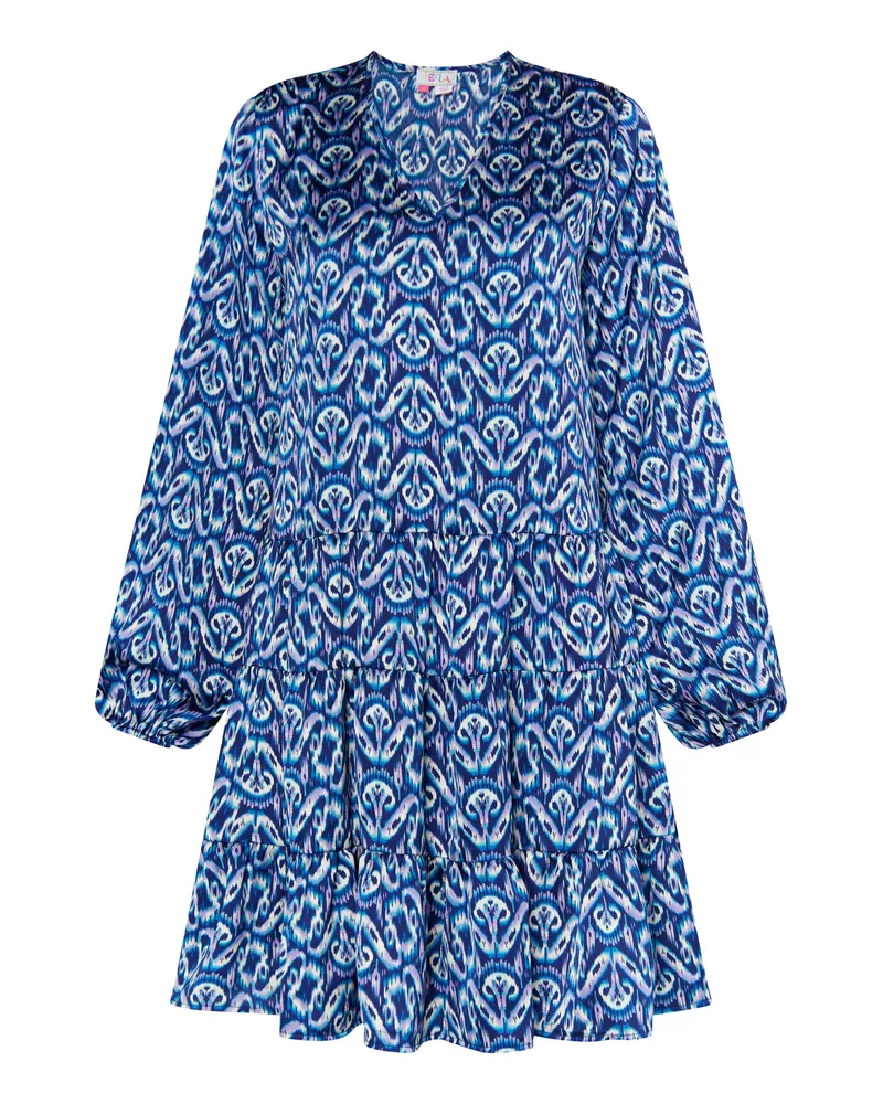 IZIA Kleid Damen Blau Mehrfarbig Mehrfarbig