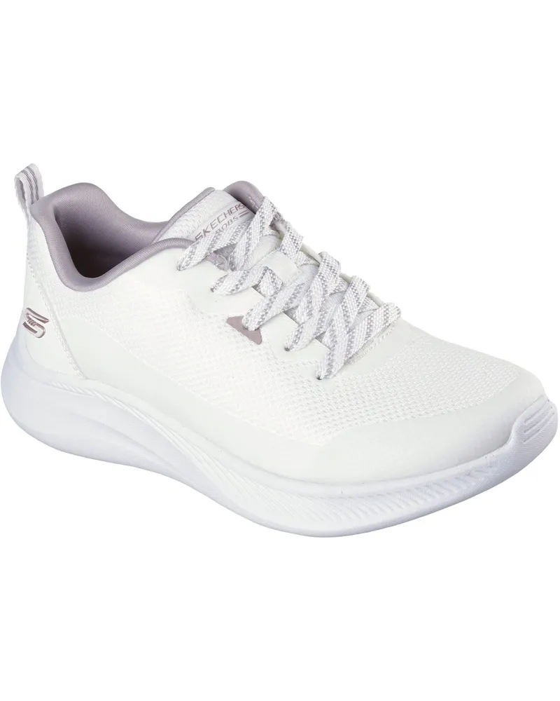 Skechers BOBS Moda Flex Textil Damen Weiße Sneakers Weiß