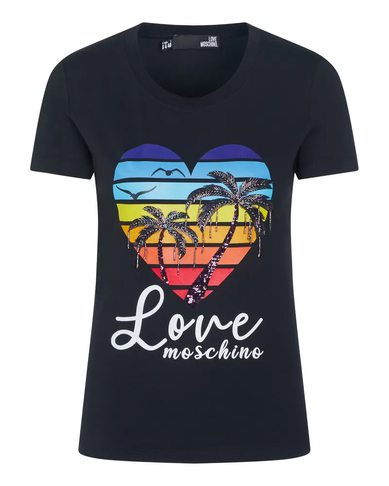 Moschino Oberteil Schwarz