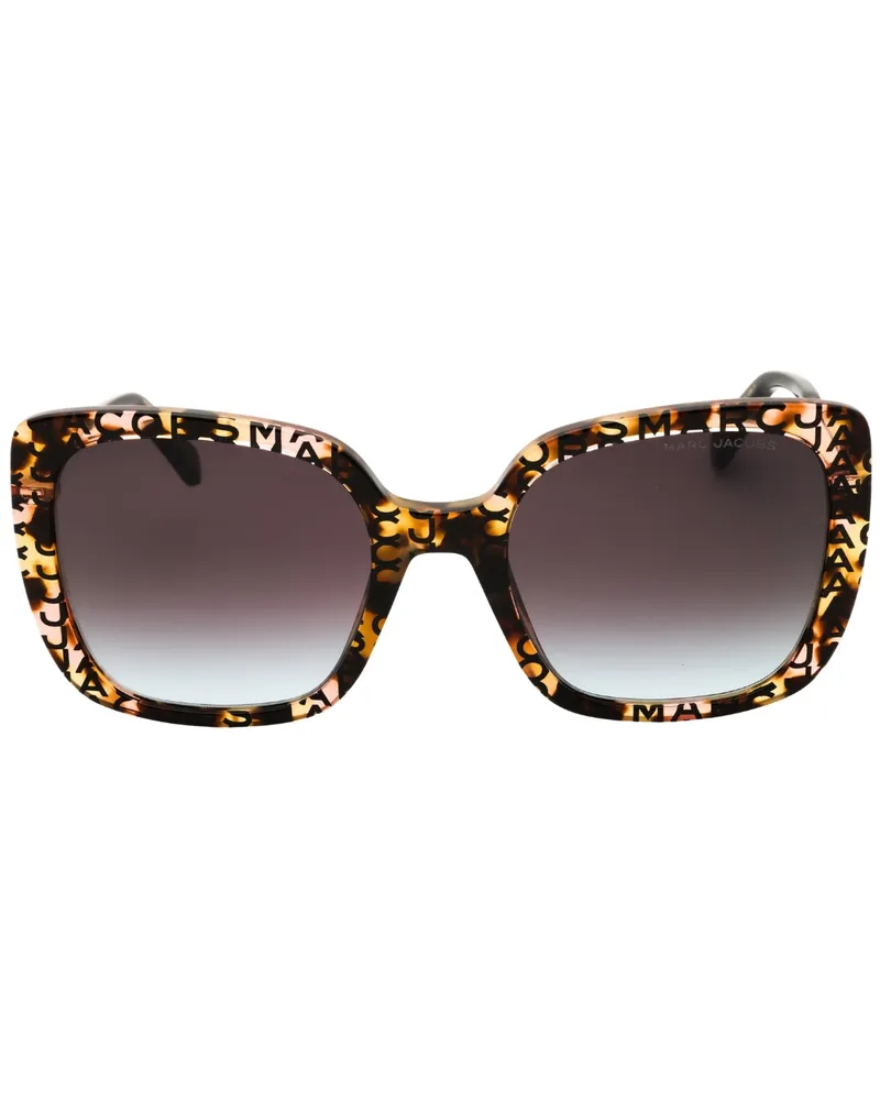 Marc Jacobs Sonnenbrille In Braun-türkis Gold