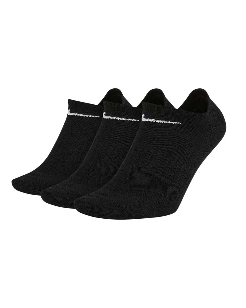 Nike No-Show-Socken für Herren/Damen Unisex (Schwarz Schwarz