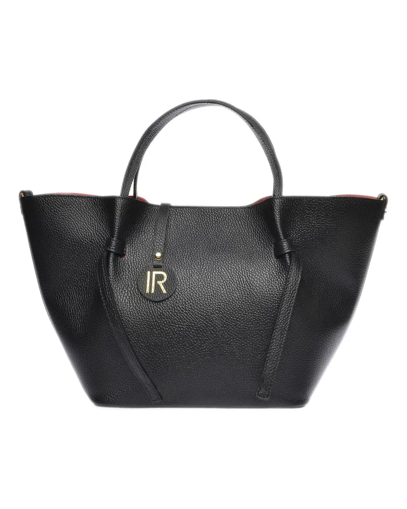 Isabella Rhea Schwarz Rindsledertasche Schwarz
