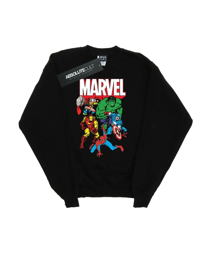 Marvel Sweatshirt für Herren (Schwarz Schwarz