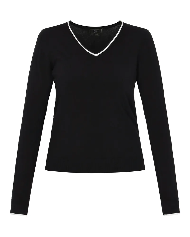 FAINA Pullover Frauen Schwarz Schwarz