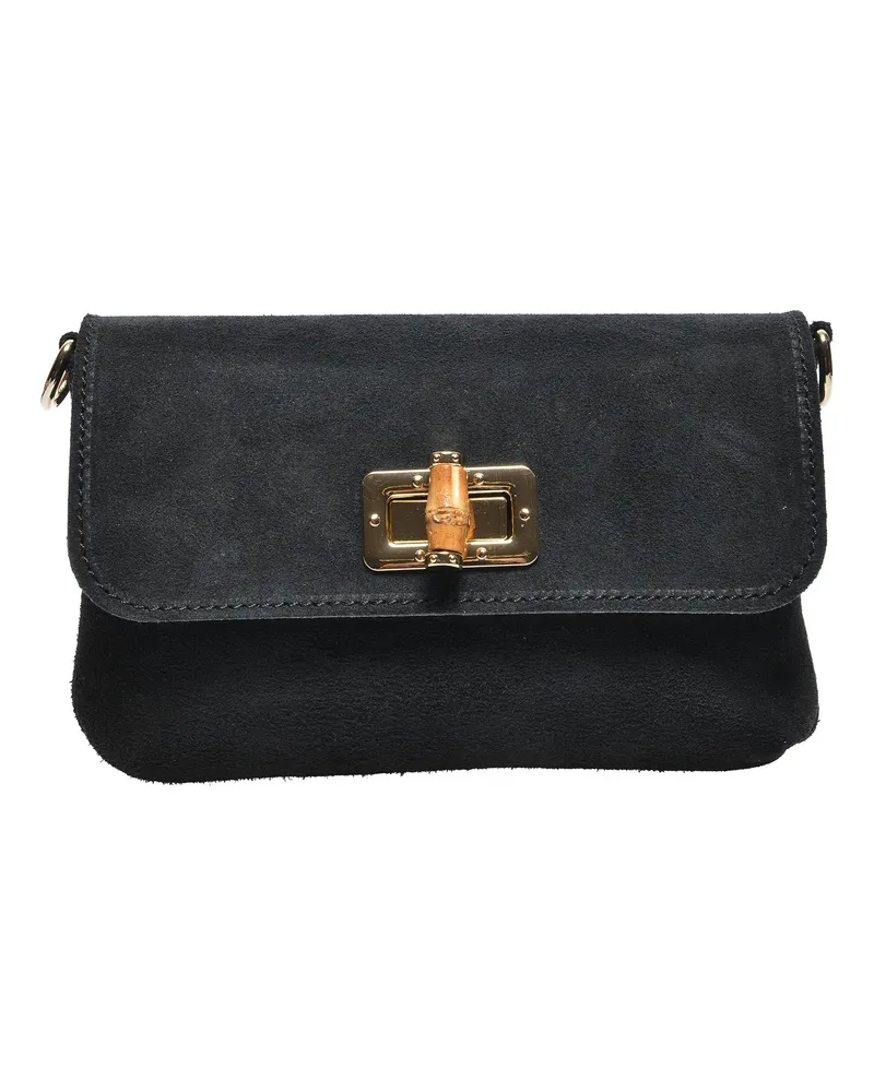 Luisa Vannini SCHWARZ Rindsledertasche Schwarz