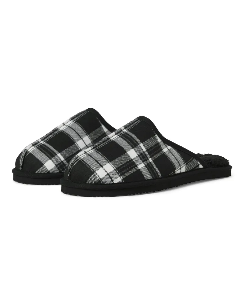 Jack & Jones Dudely Microfiber Pantoffel  Schwarz Schwarz