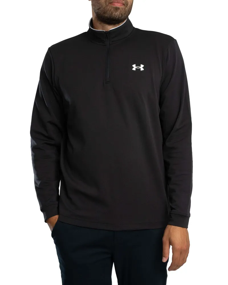 Under Armour Golf Matchplay Zip Top, Schwarz Schwarz