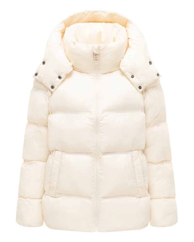 NAVAHOO Damen Winterjacke Snow-Frame mit abnehmbarer Kapuze Beige