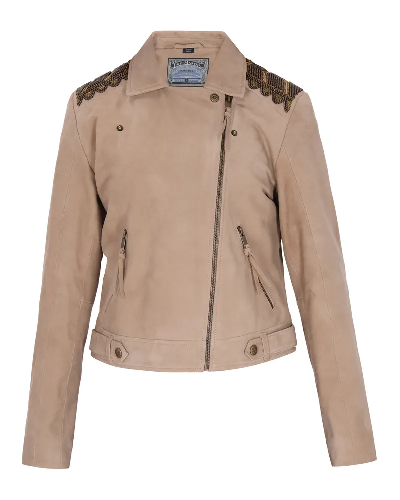 DreiMaster Jacke Frauen hellbeige Beige