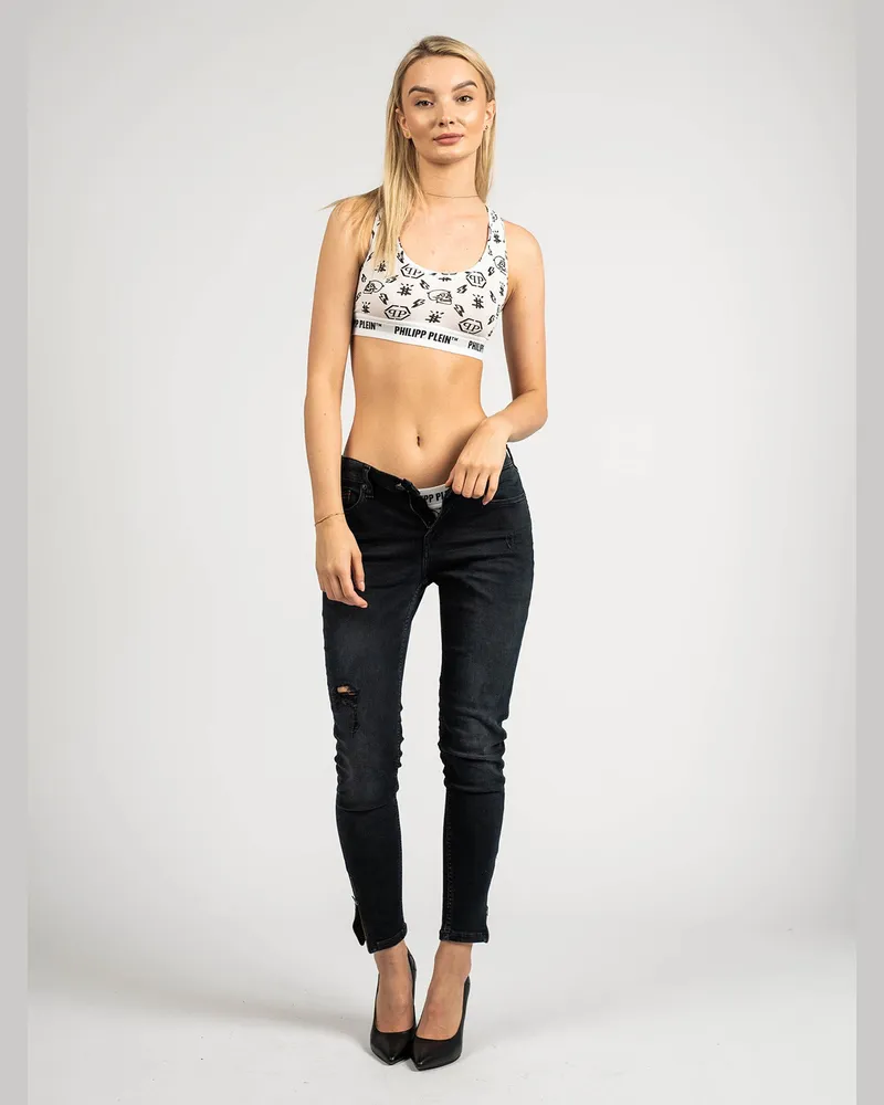 Philipp Plein Bra 2er-Pack Damen Weiß Weiß
