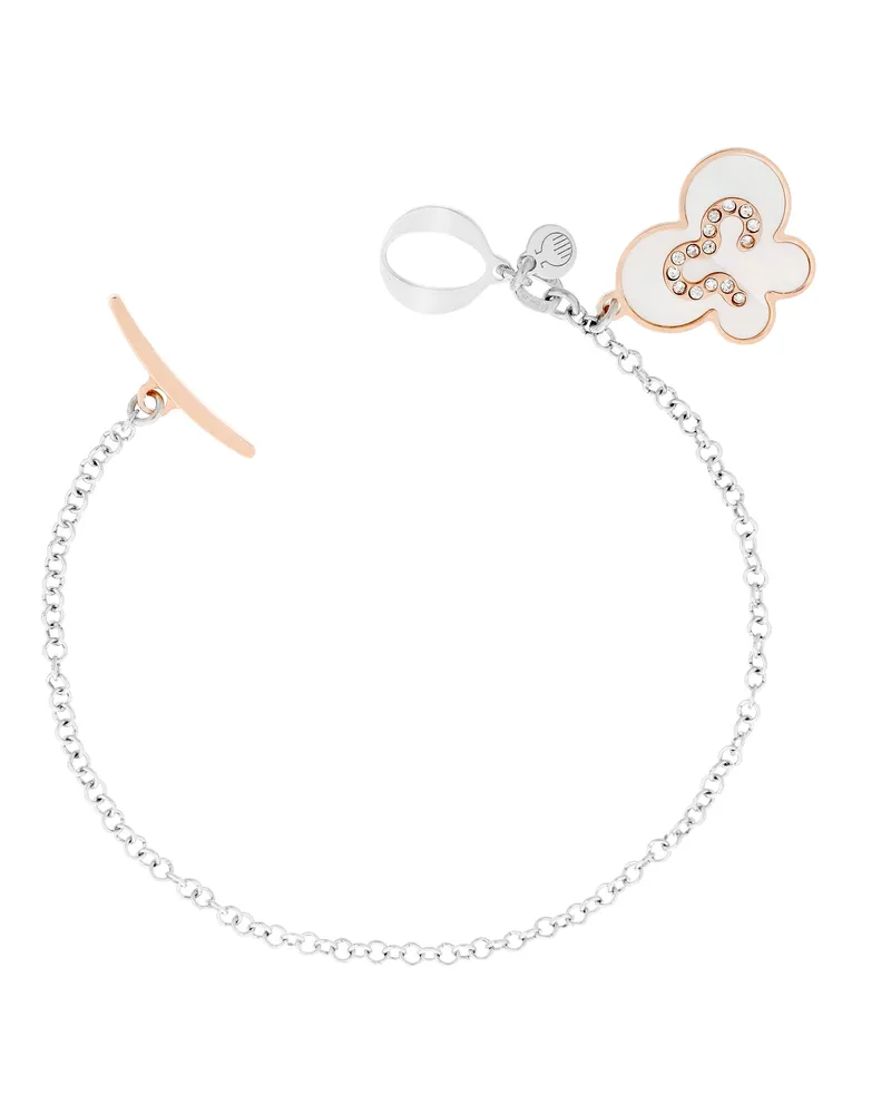 Orphelia Luna' Damen-Armband aus 925er Sterlingsilber – Silber/Rosé ZA-7166 Silber