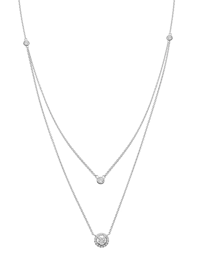 Orphelia Halskette für Damen, Sterling-Silber 925, Silber ZK-7492 Silber