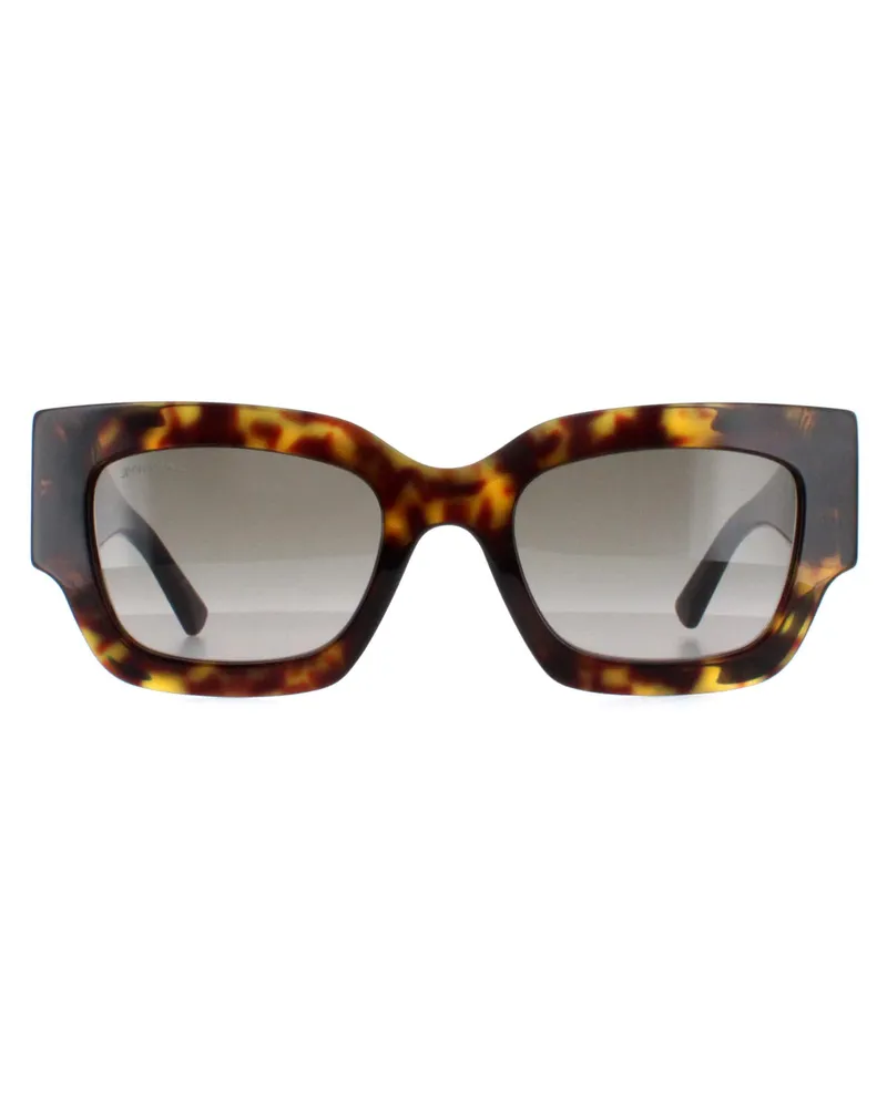 Jimmy Choo NENA/S 086 HA havana en goud bruin gradiÃ«nt zonnebril Braun