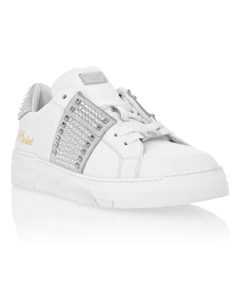 Philipp Plein Lo-Top Turnschuhe Weiß