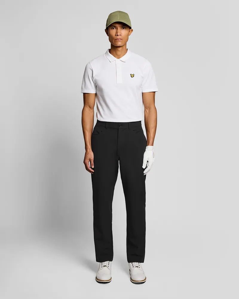 Lyle & Scott 5-Pocket-Golfhose Schwarz