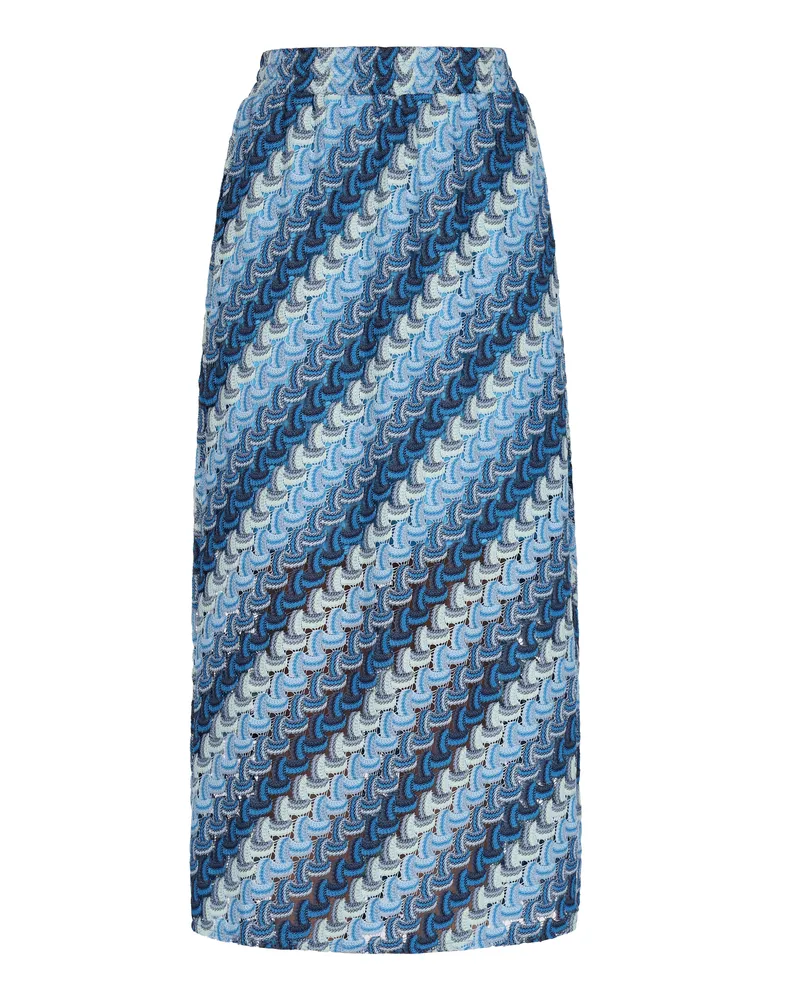 IZIA Rock für Damen - Blau/Mehrfarbig Blau