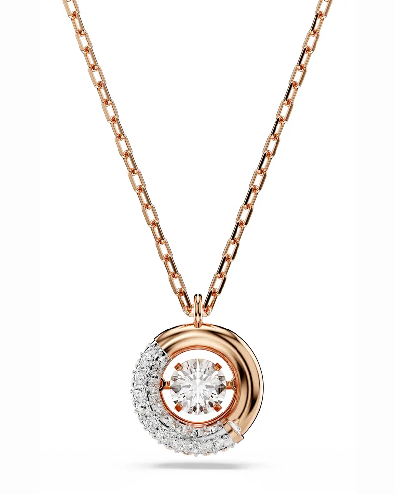 Swarovski Dextera' Damen-Halskette aus vergoldetem Metall - Rosé 5692257 Rosé